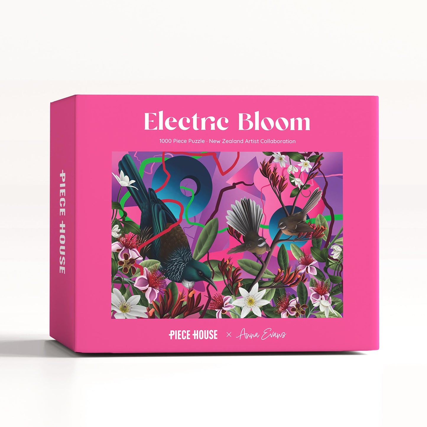 PieceHouse 1000 Piece Puzzle - Electric Bloom