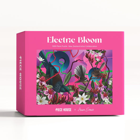 PieceHouse 1000 Piece Puzzle - Electric Bloom