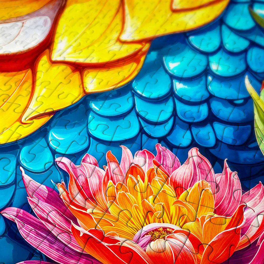 Enjoy 1000 Piece Puzzle - Blue Dragon