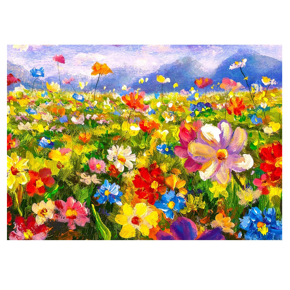Enjoy 1000 Piece Puzzle - Colourful Flower Meadow