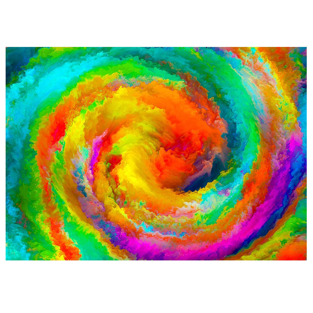 Enjoy 1000 Piece Puzzle - Colourful Gradient Swirl