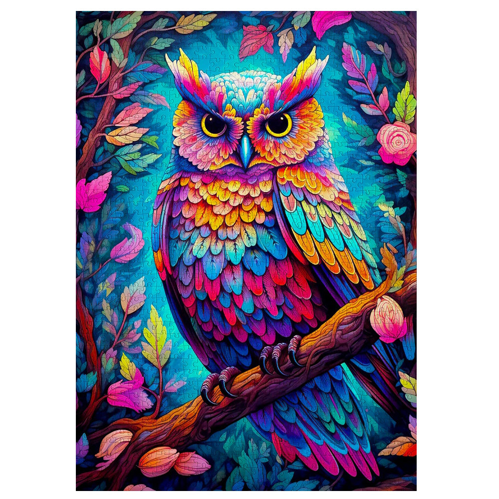 Enjoy 1000 Piece Puzzle - Dazzling Owl