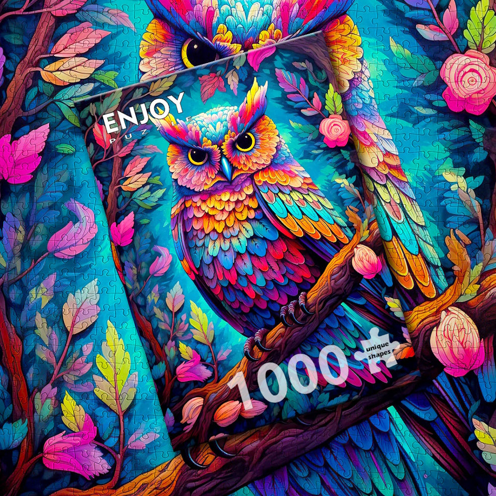 Enjoy 1000 Piece Puzzle - Dazzling Owl