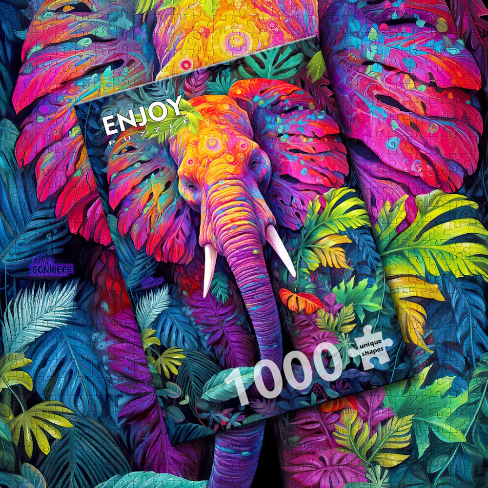 Enjoy 1000 Piece Puzzle - Disguised Elephant