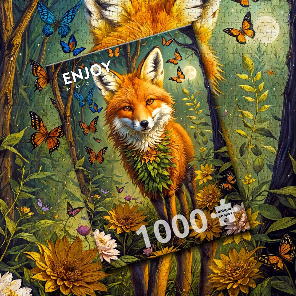 Enjoy 1000 Piece Puzzle - Enchanted Fox