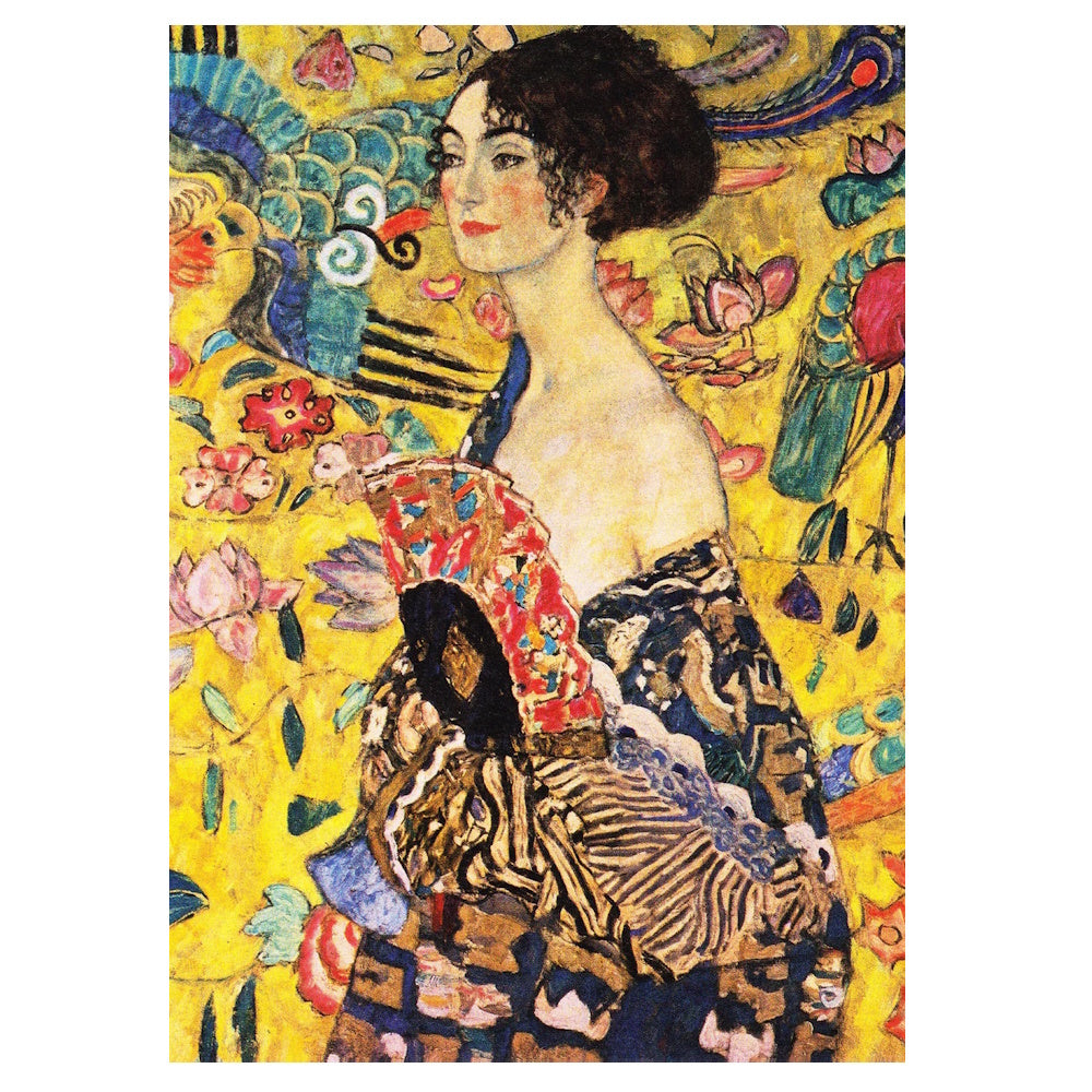 Enjoy 1000 Piece Puzzle - Gustav Klimt: Lady with a Fan