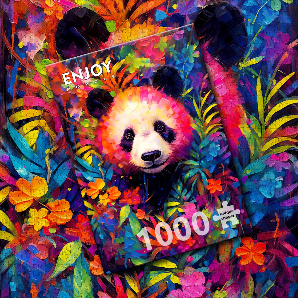 Enjoy 1000 Piece Puzzle - Playful Panda