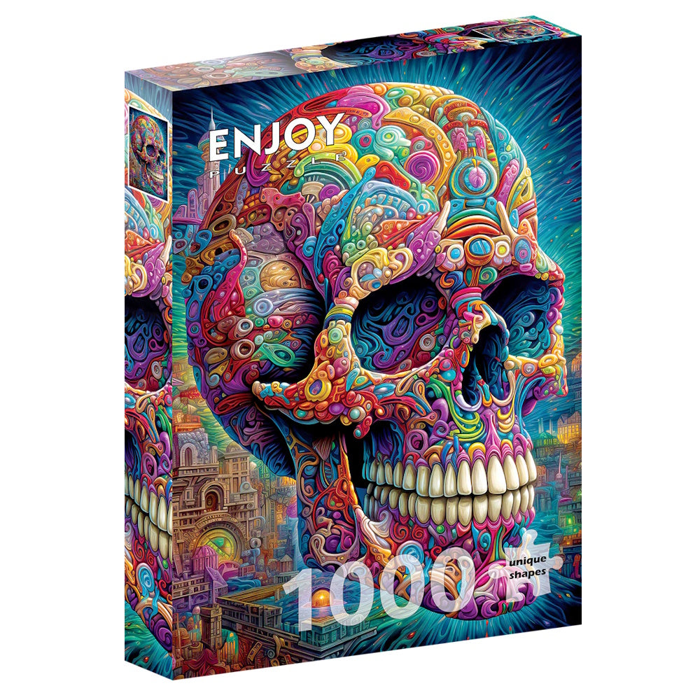 Enjoy 1000 Piece Puzzle - Quirky Skull
