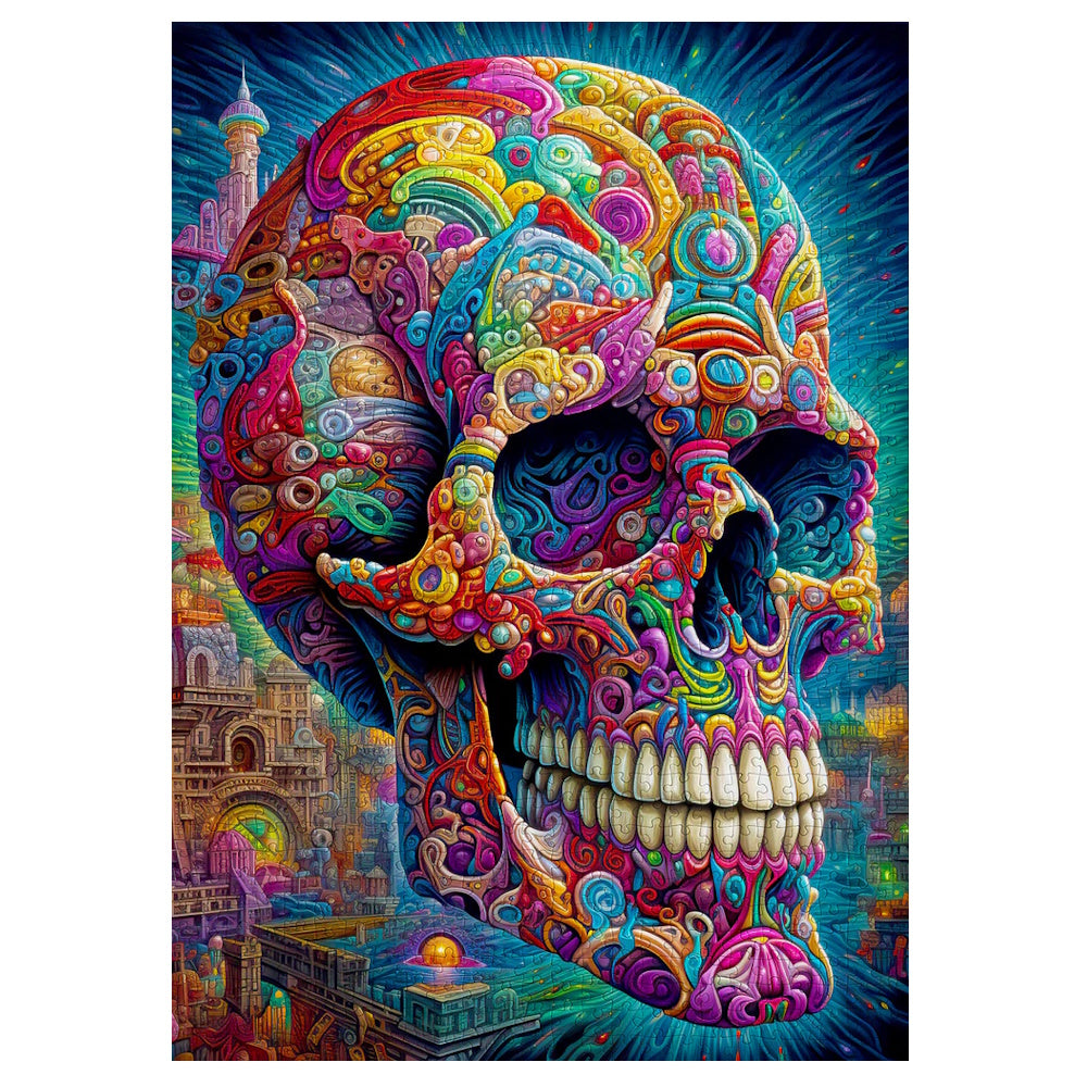 Enjoy 1000 Piece Puzzle - Quirky Skull