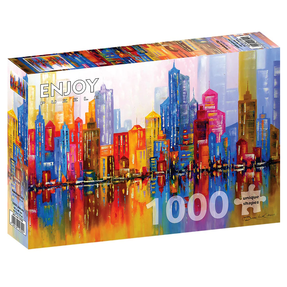 Enjoy 1000 Piece Puzzle - Rainbow City