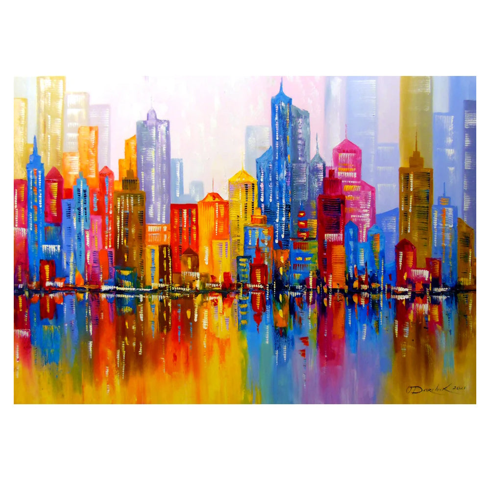 Enjoy 1000 Piece Puzzle - Rainbow City