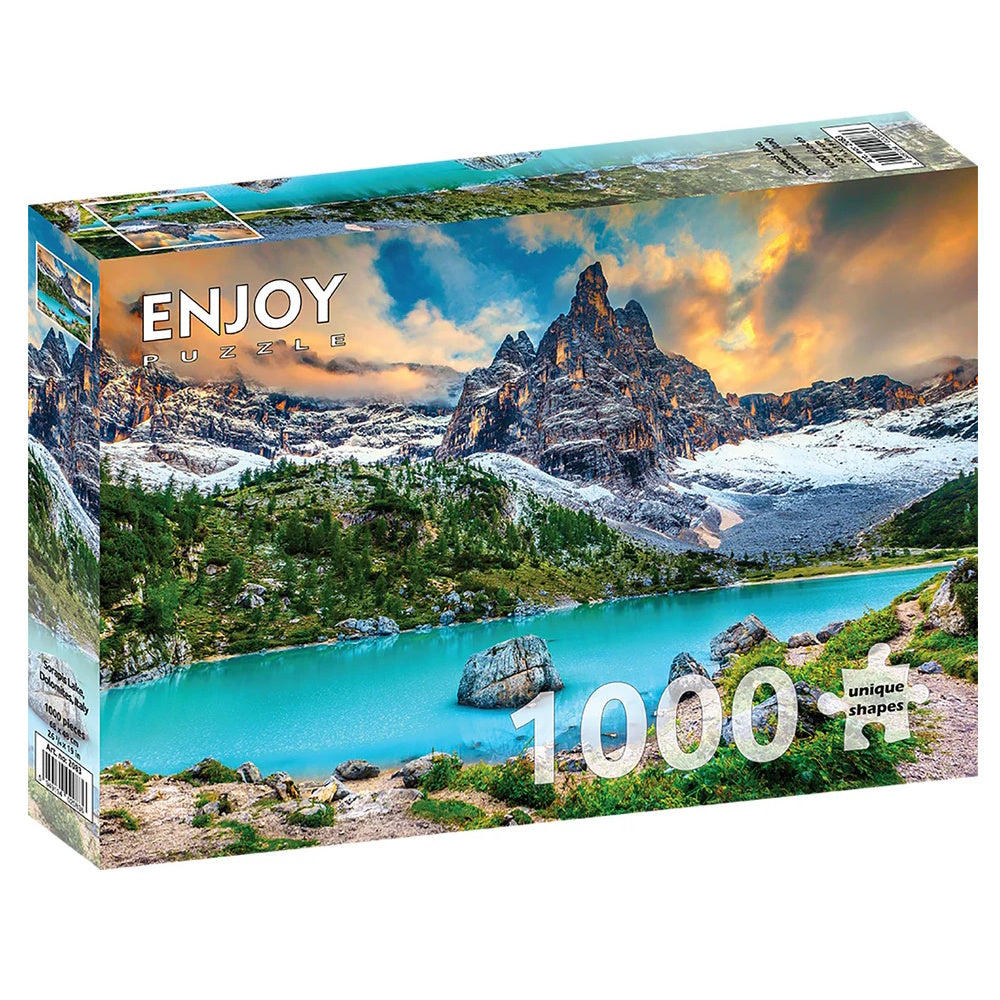 Enjoy 1000 Piece Puzzle - Sorapis Lake, Dolomites, Italy
