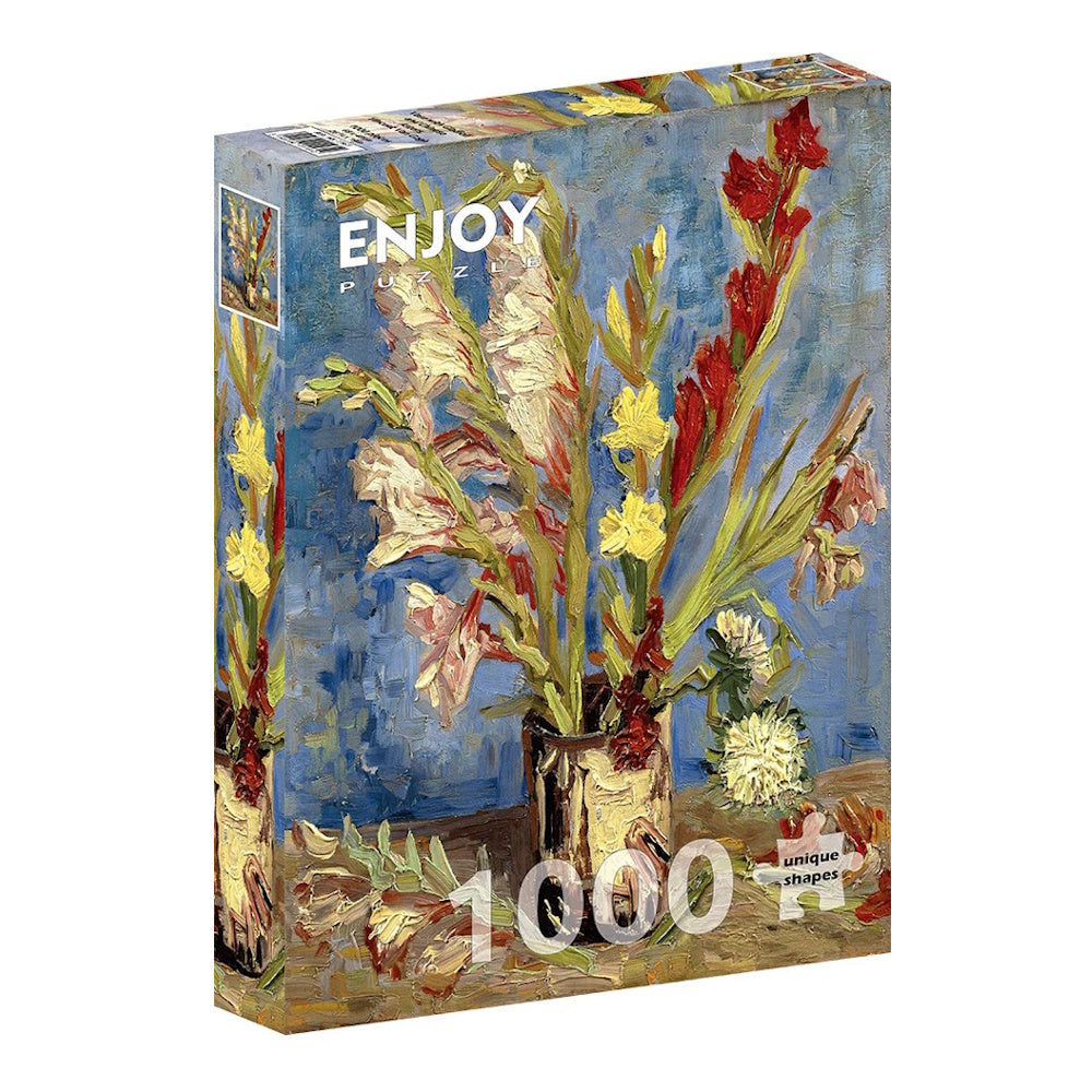 Enjoy 1000 Piece Puzzle - Vincent van Gogh: Vase with Gladioli and Chinese Asters