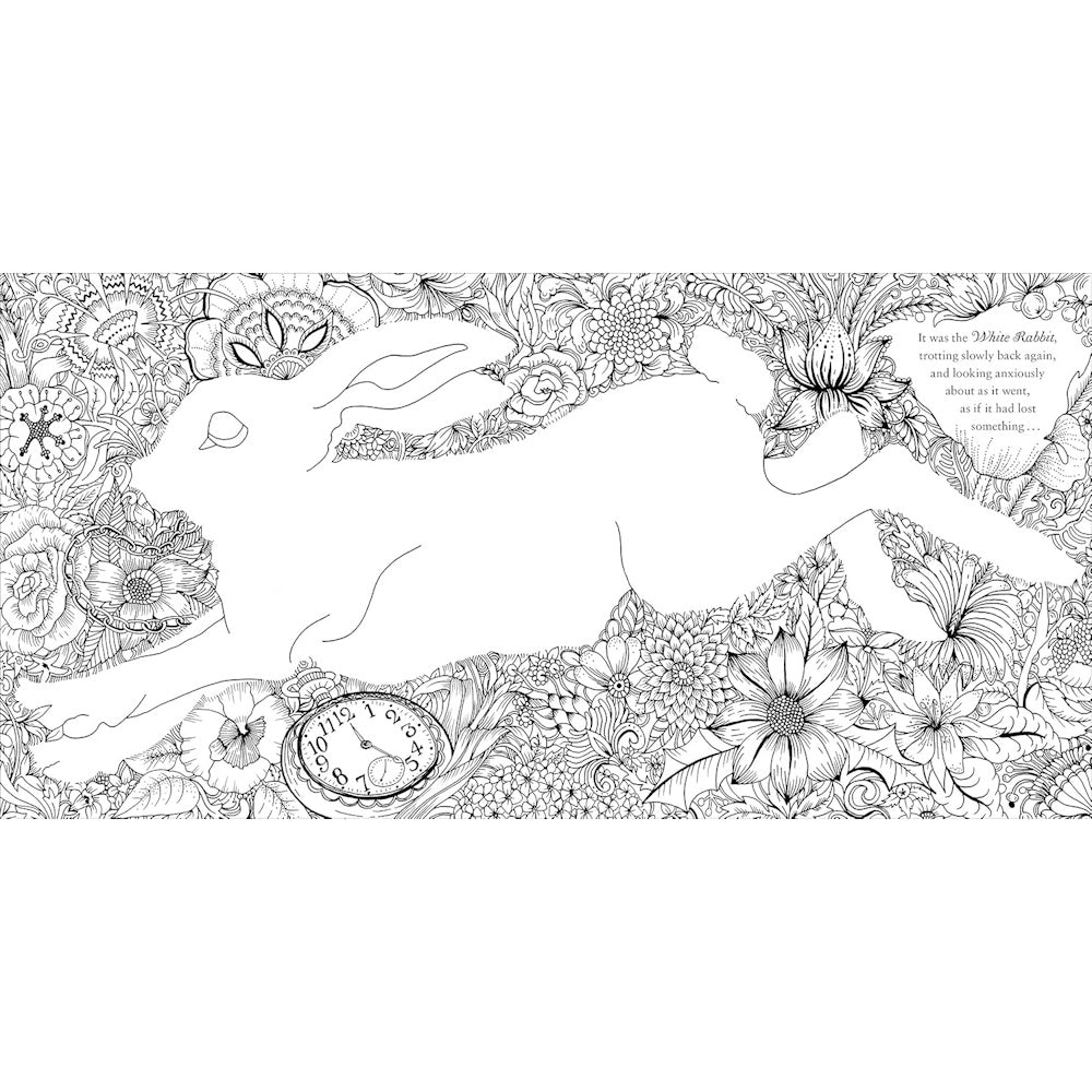 Escape to Wonderland: A Colouring Book Adventure