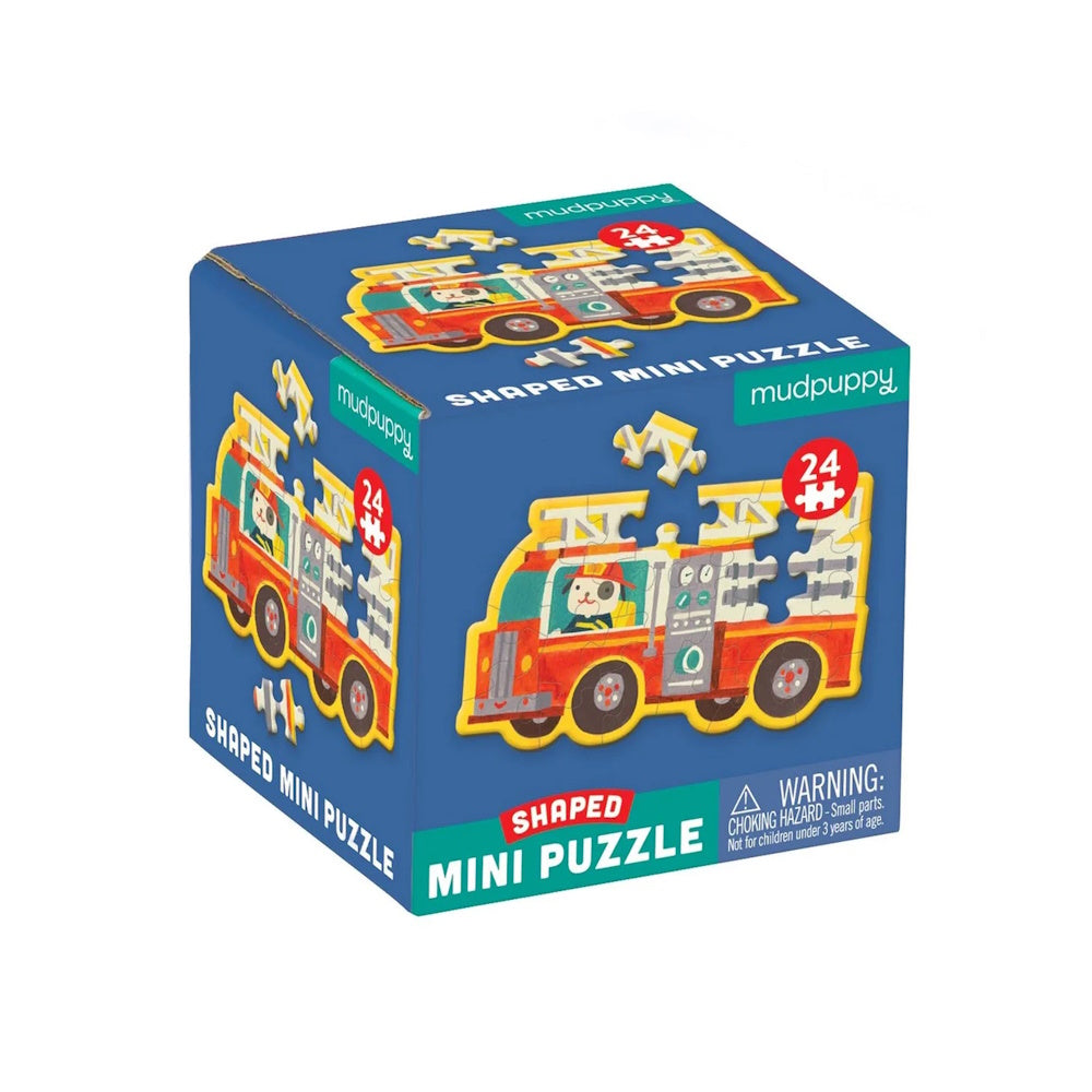 Firetruck 24 Piece Shaped Mini Puzzle