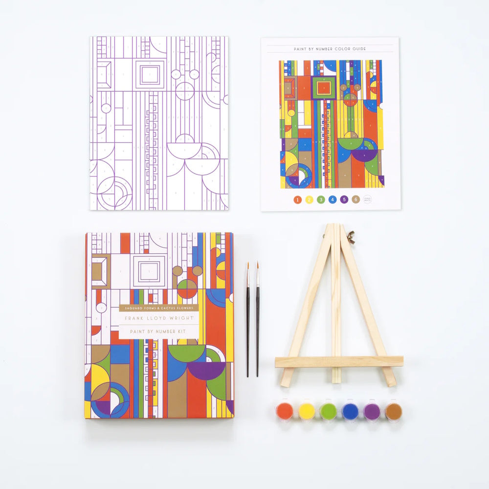 Frank Lloyd Wright Saguaro Cactus & Forms Paint By Number Kit