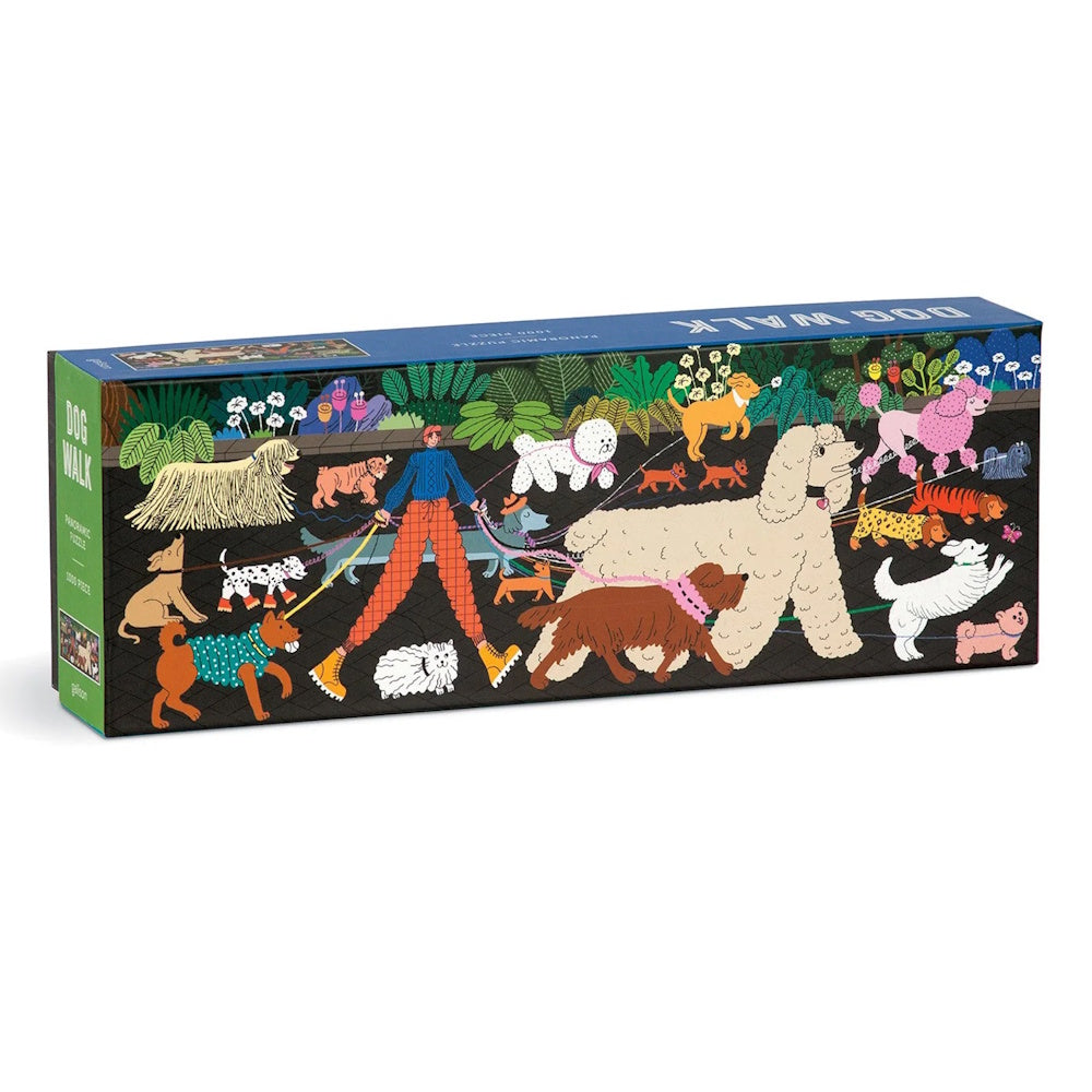 Dog Walk 1000 Piece Panoramic Jigsaw Puzzle
