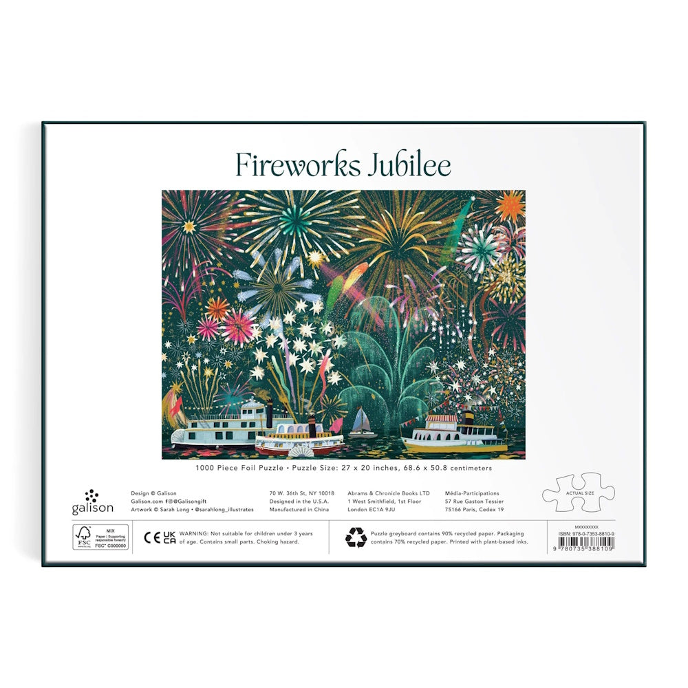 Galison 1000 Piece Puzzle - Fireworks Jubilee