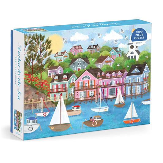 Galison 1000 Piece Puzzle - Joy Laforme Harbour by the Sea
