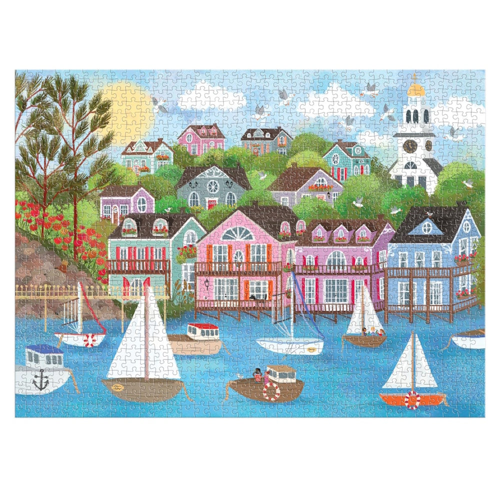 Galison 1000 Piece Puzzle - Joy Laforme Harbour by the Sea