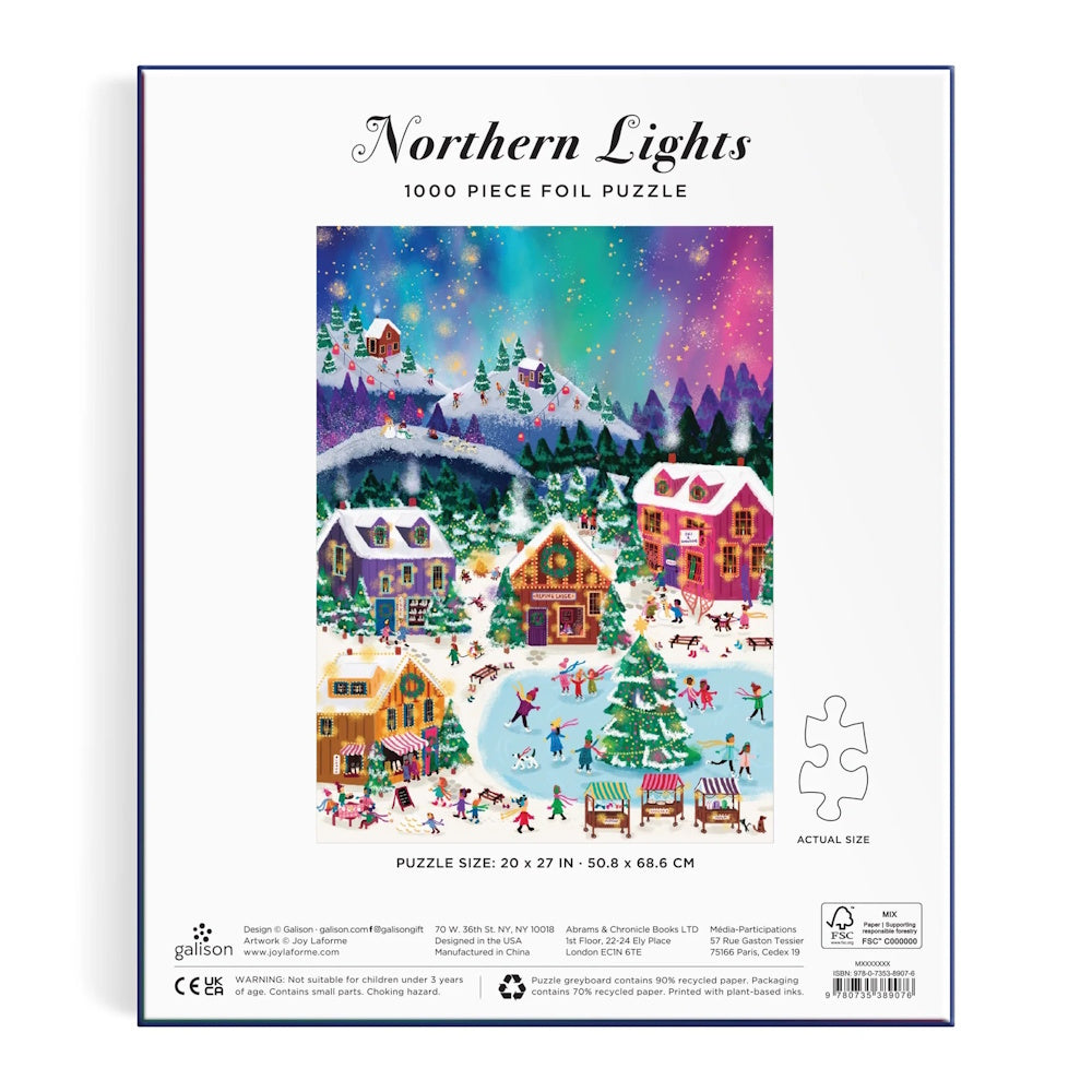 Galison 1000 Piece Puzzle - Joy Laforme Northern Lights