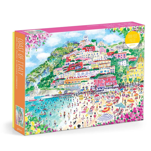 Galison 1000 Piece Puzzle - Michael Storrings Coast of Italy