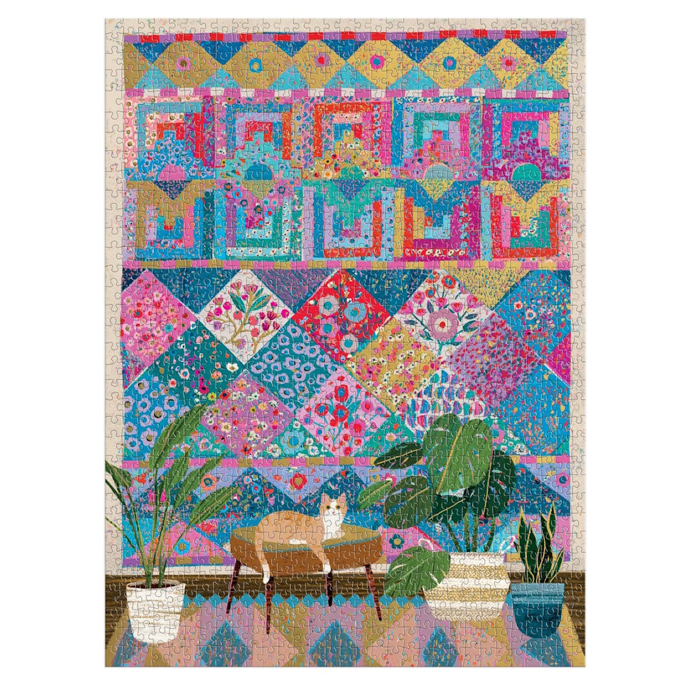 Galison 1000 Piece Puzzle - Quilter's Corner