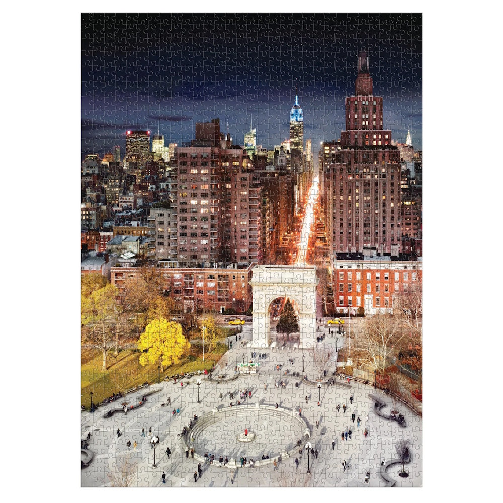 Galison 1000 Piece Puzzle - Stephen Wilkes Day To Night Washington Square