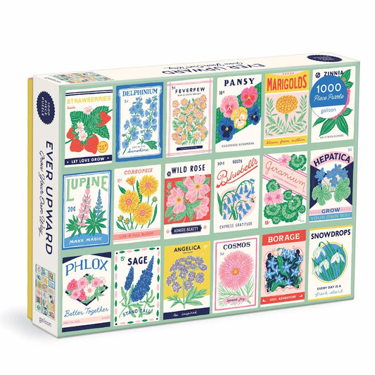 Galison 1000 Piece Puzzle - Ever Upward Grow Your Own Way