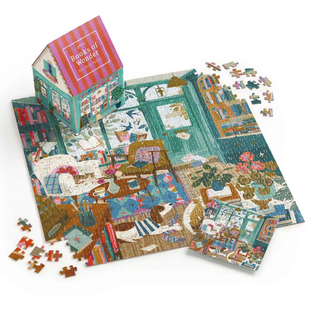 Galison 500 Piece House Puzzle - Books of Wonder