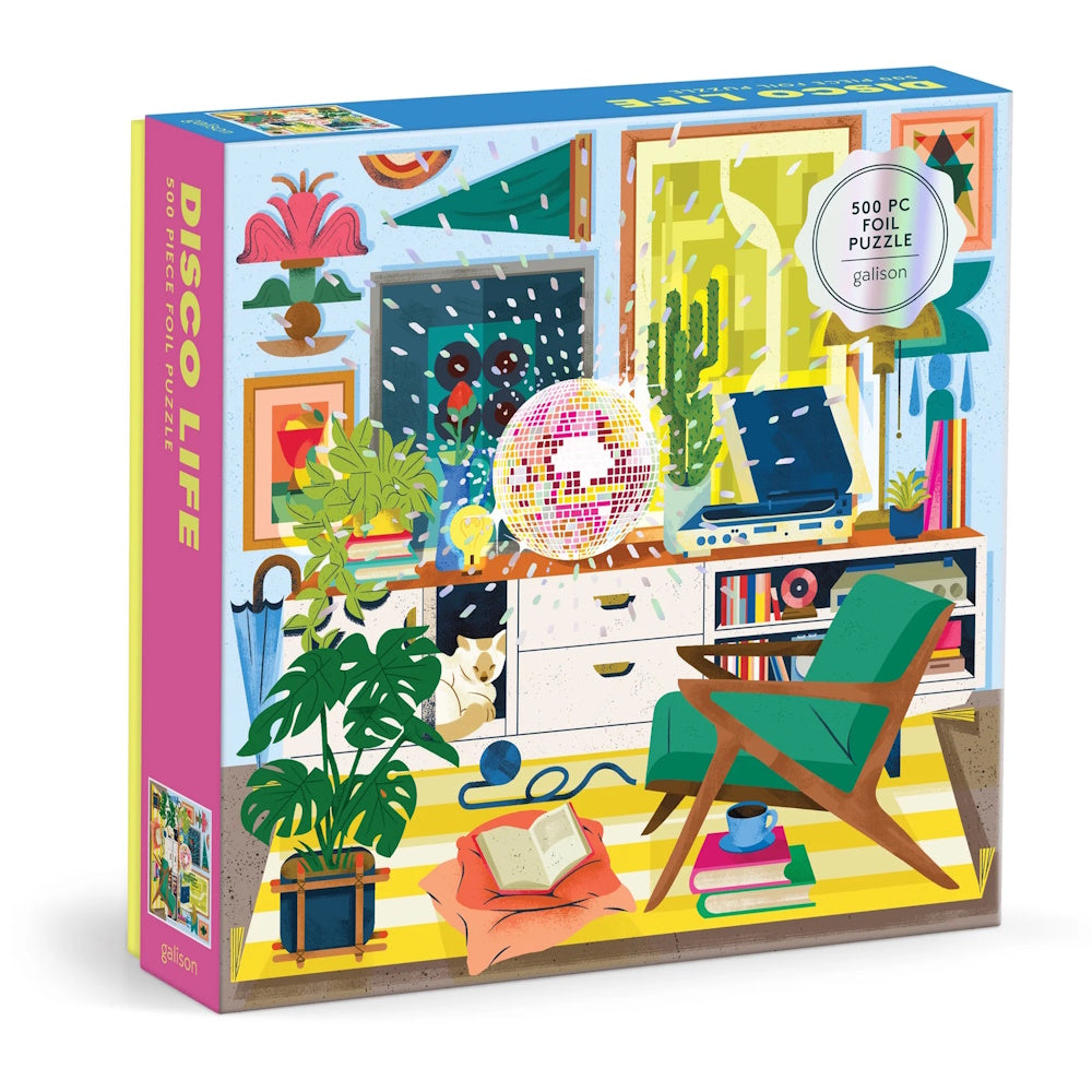 Galison 500 Piece Puzzle - Disco Life