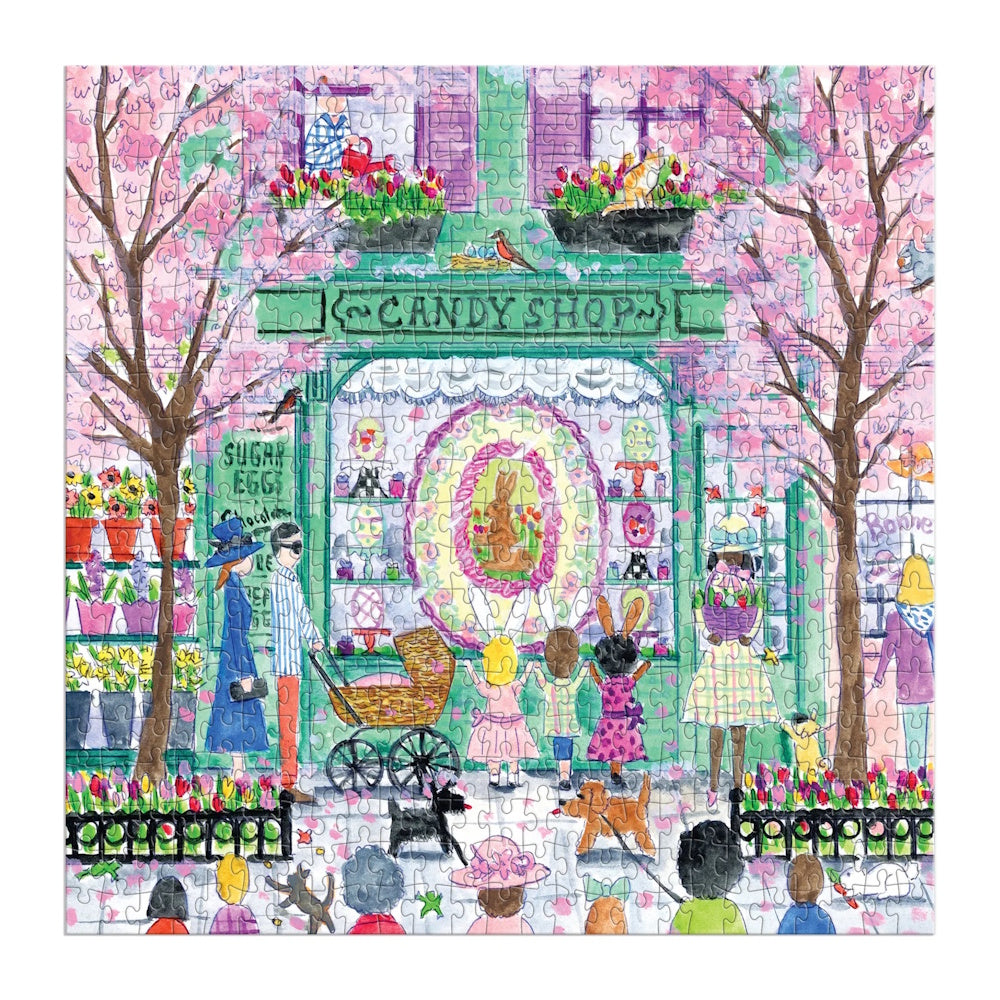 Galison 500 Piece Puzzle - Michael Storrings Easter Candy Shop