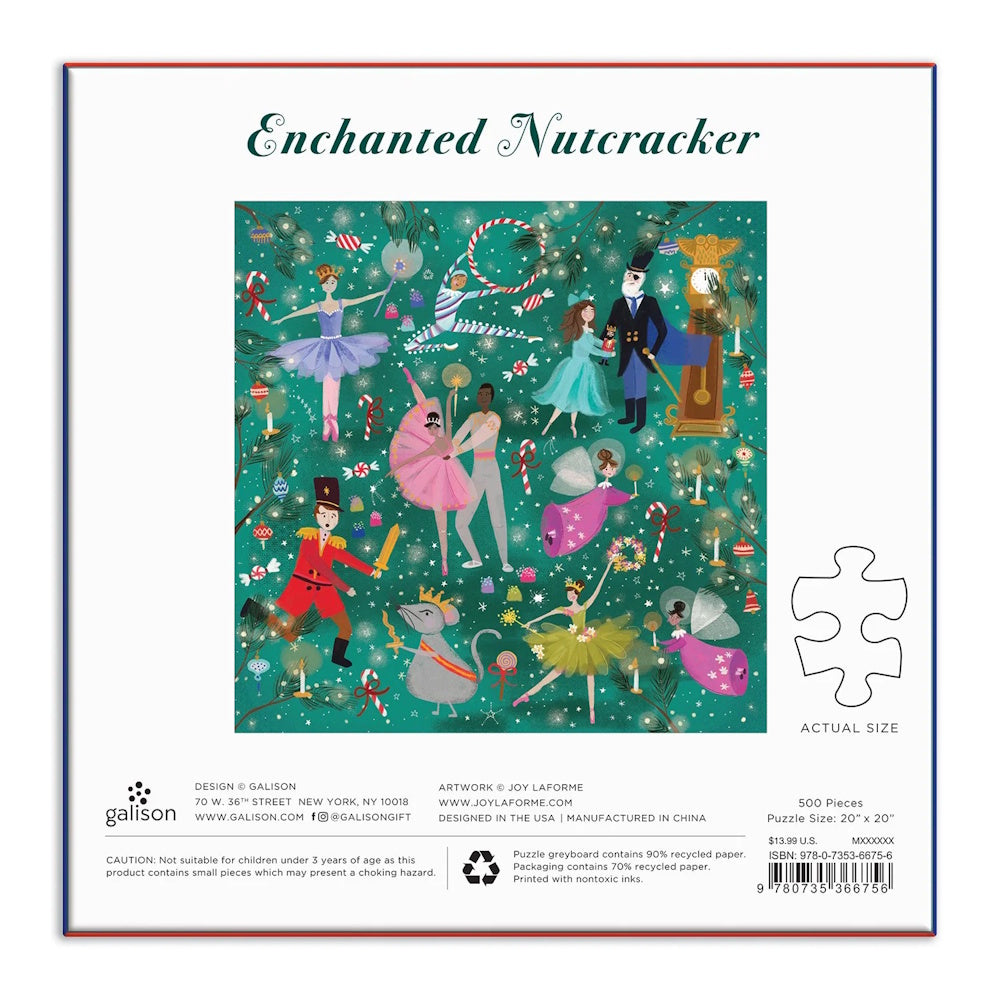 Galison 500 Piece Puzzle - Joy Laforme Enchanted Nutcracker