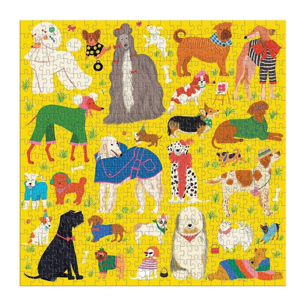 Galison 500 Piece Puzzle - Fashionable Dogs