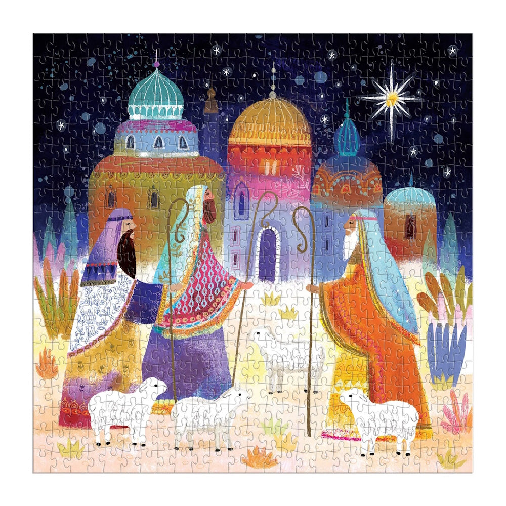 Galison 500 Piece Puzzle - Journey of Three Kings