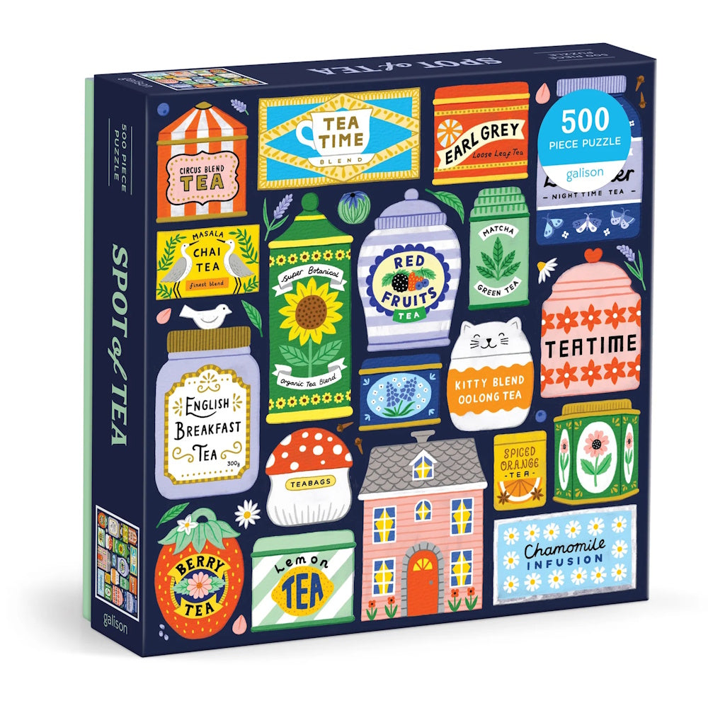 Galison 500 Piece Puzzle - Spot of Tea