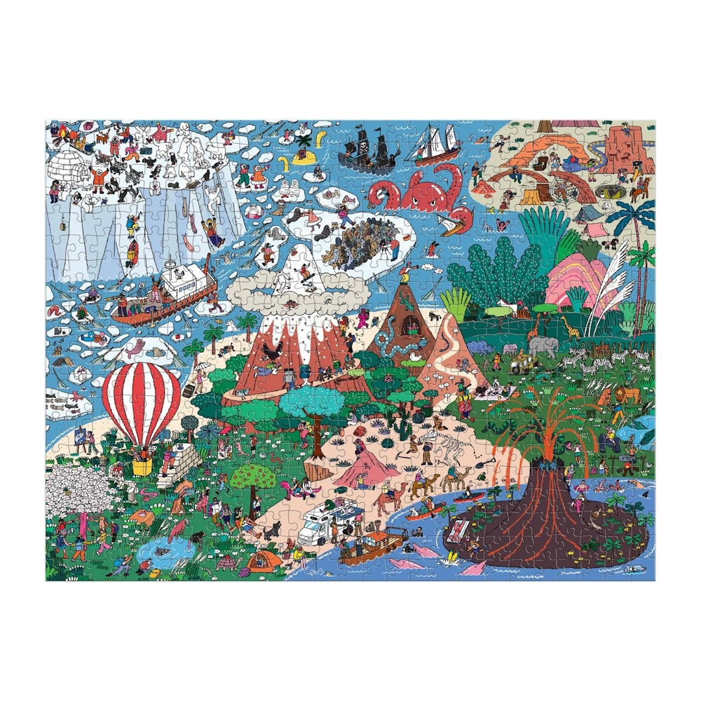 Where's ________? Curious & Far Out Places 500 Piece Search and Find Puzzle