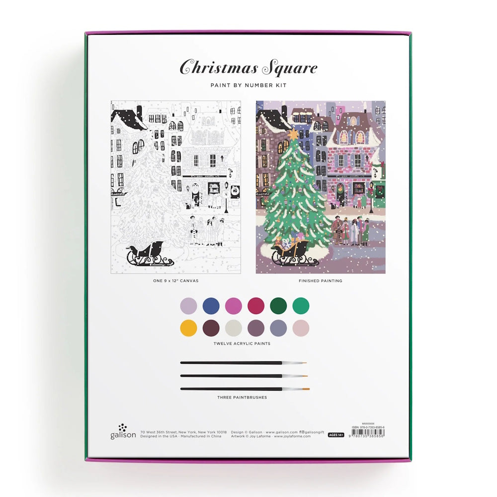Christmas Square Paint By Number Kit