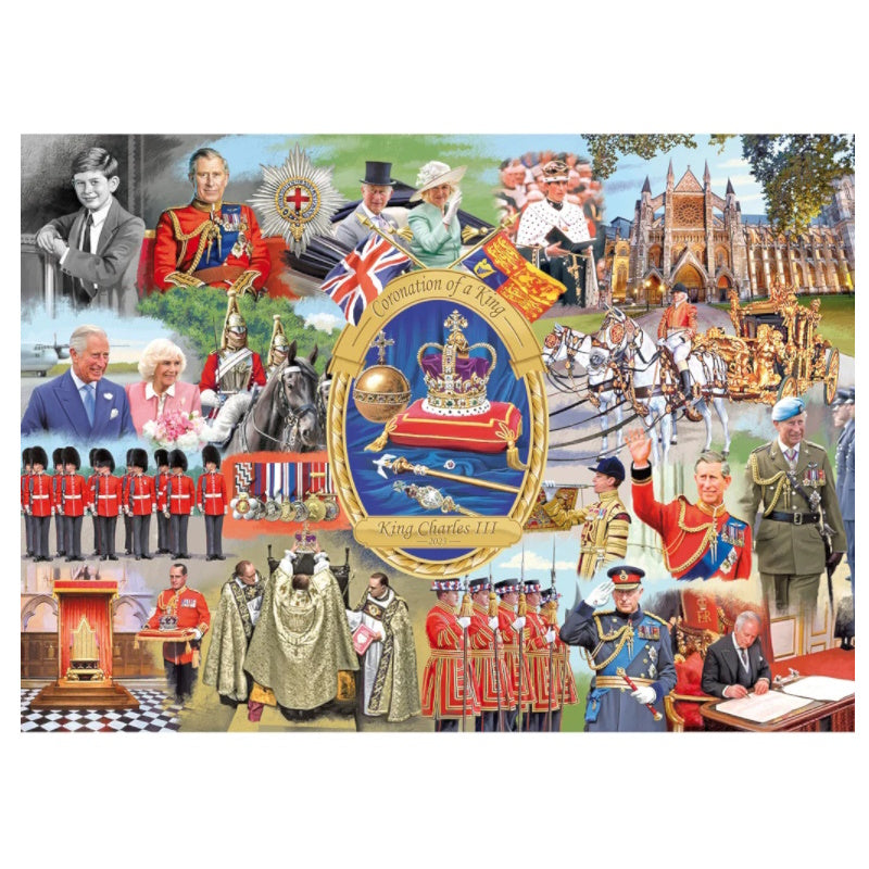 Gibsons 1000 Piece Jigsaw Puzzle - Coronation Of A King