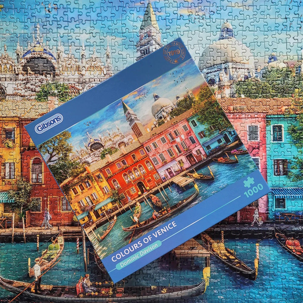 Gibsons 1000 Piece Jigsaw Puzzle - Colours of Venice