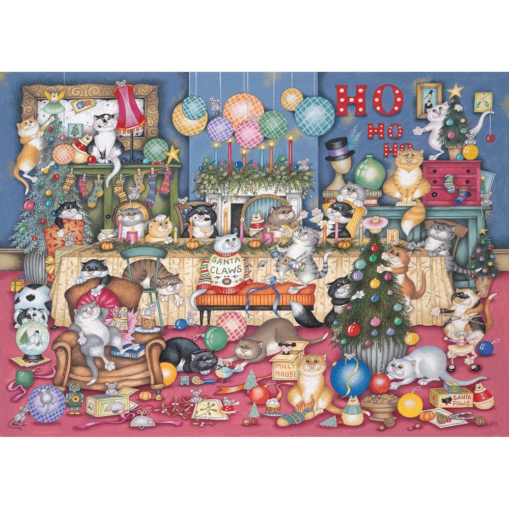 Gibsons 1000 Piece Jigsaw Puzzle - Feline Festivities