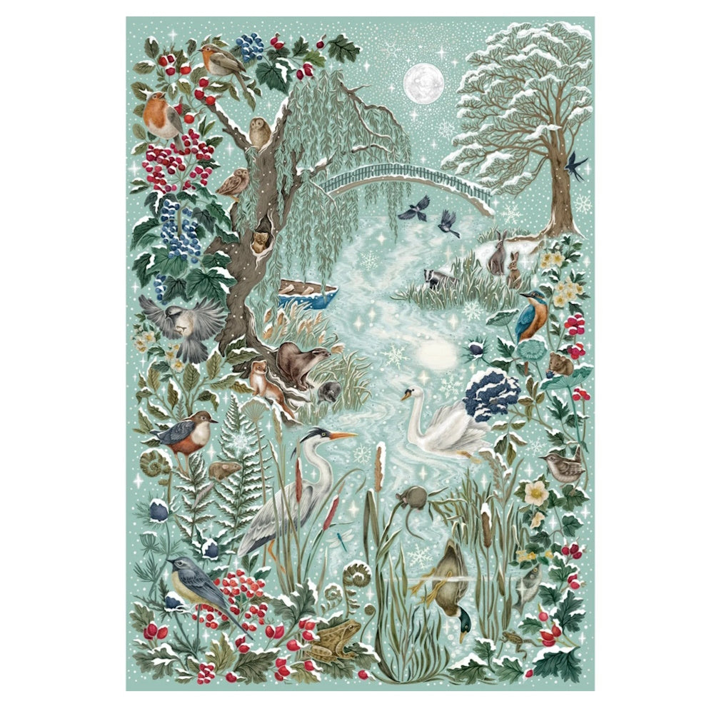 Gibsons The Art File 1000 Piece Puzzle - Frosted River