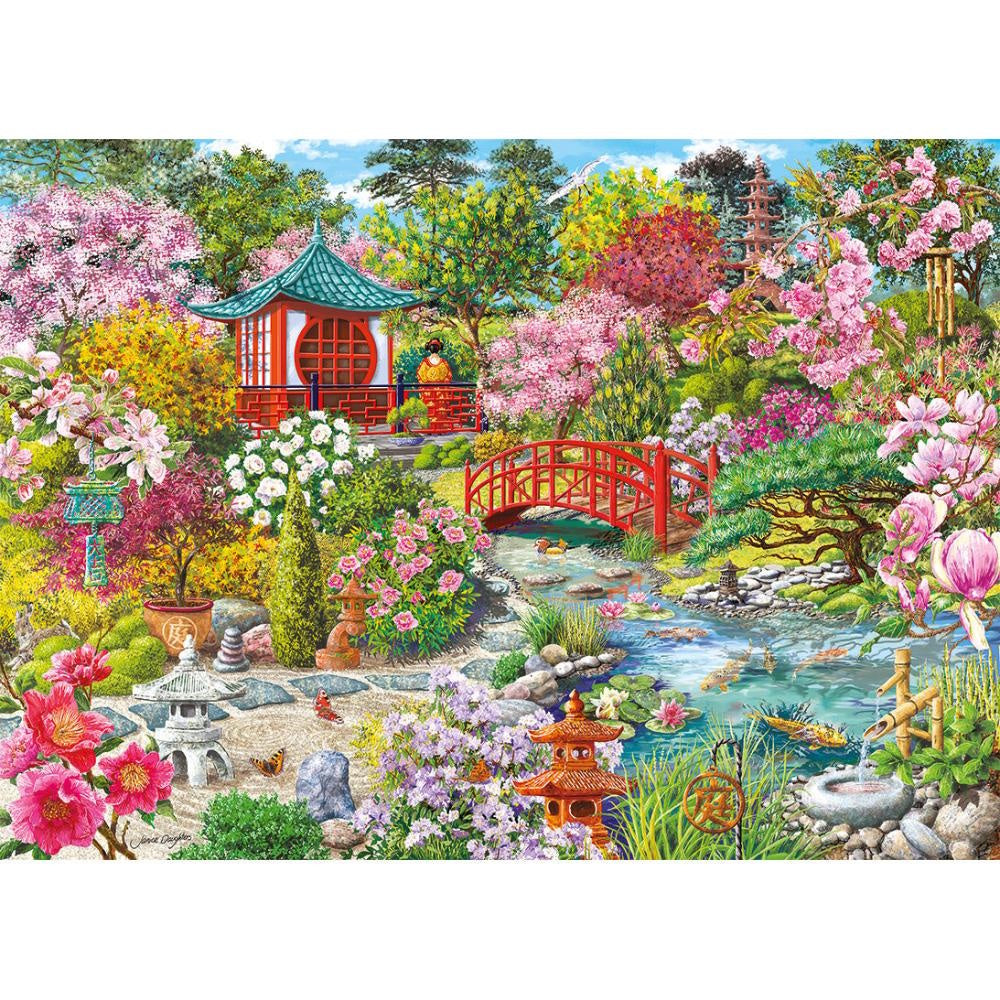 Gibsons 1000 Piece Jigsaw Puzzle - The Japanese Garden