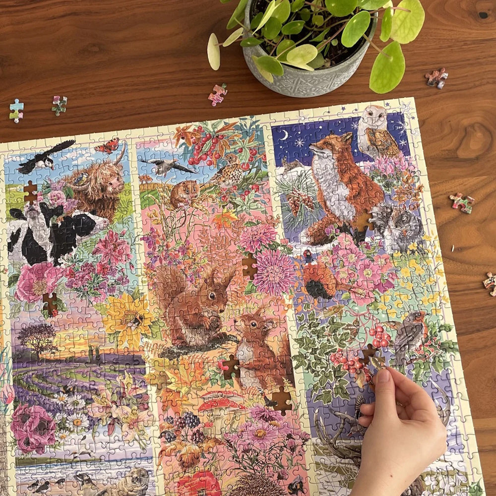 Gibsons 1000 Piece Jigsaw Puzzle - Through the Seasons