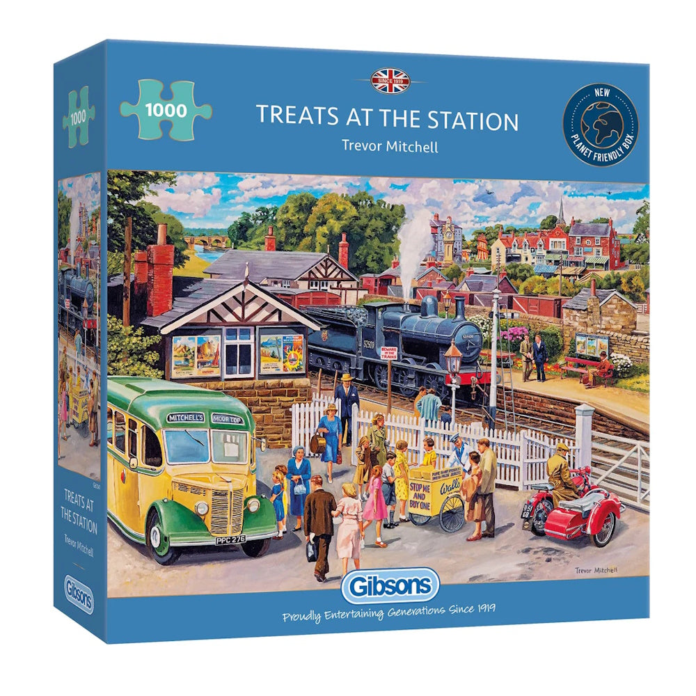 Gibsons 1000 Piece Jigsaw Puzzle - Treats at the Station