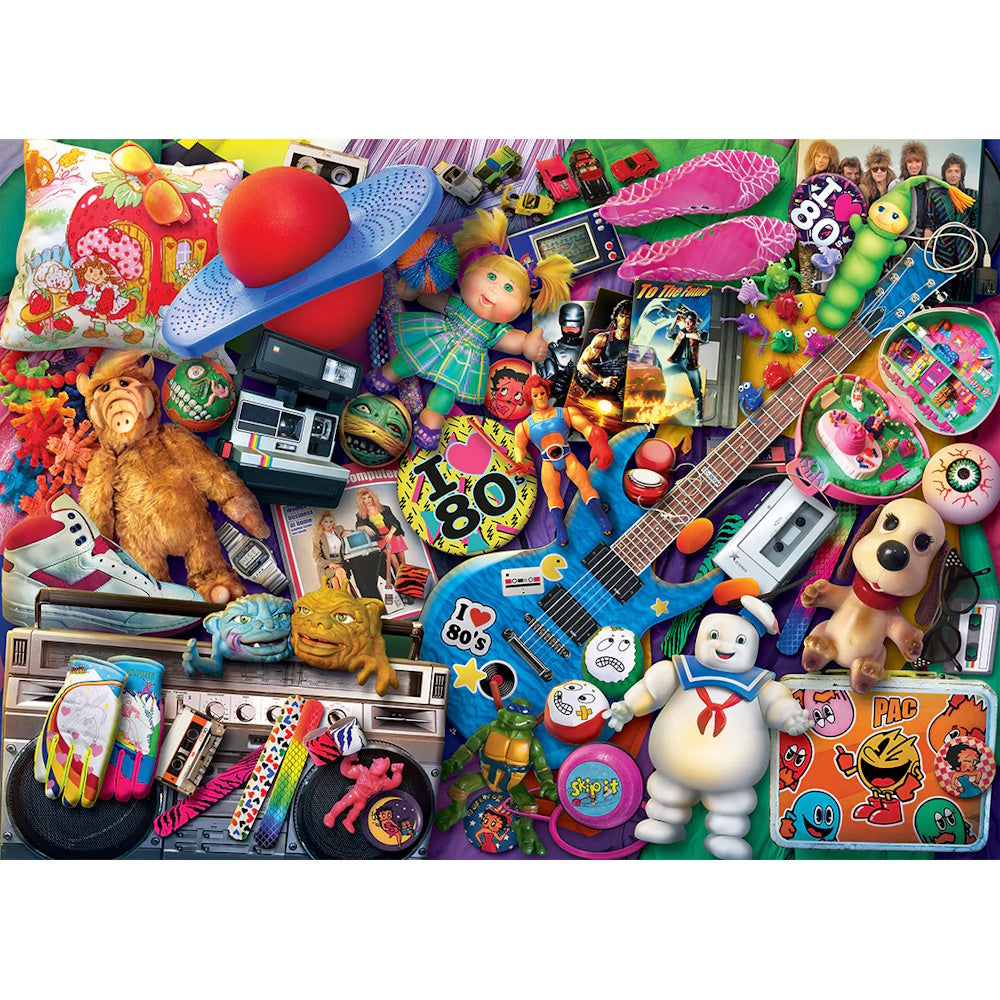 Gibsons 1000 Piece Jigsaw Puzzle - We Love the 80s