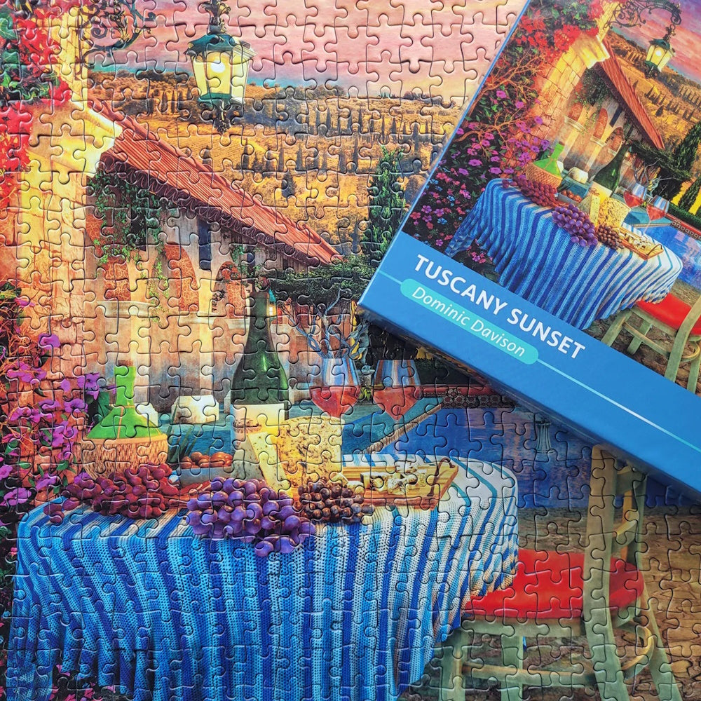 Gibsons 1000 Piece Jigsaw Puzzle - Tuscany Sunset