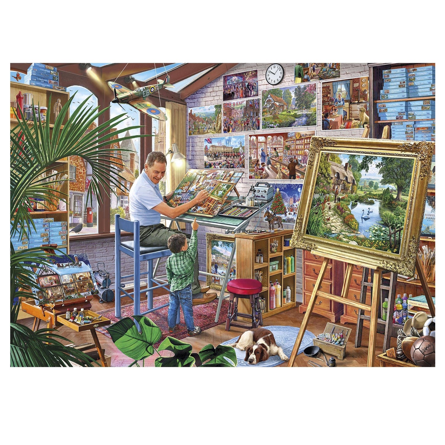 Gibsons 1000 Piece Jigsaw Puzzle - A Work of Art