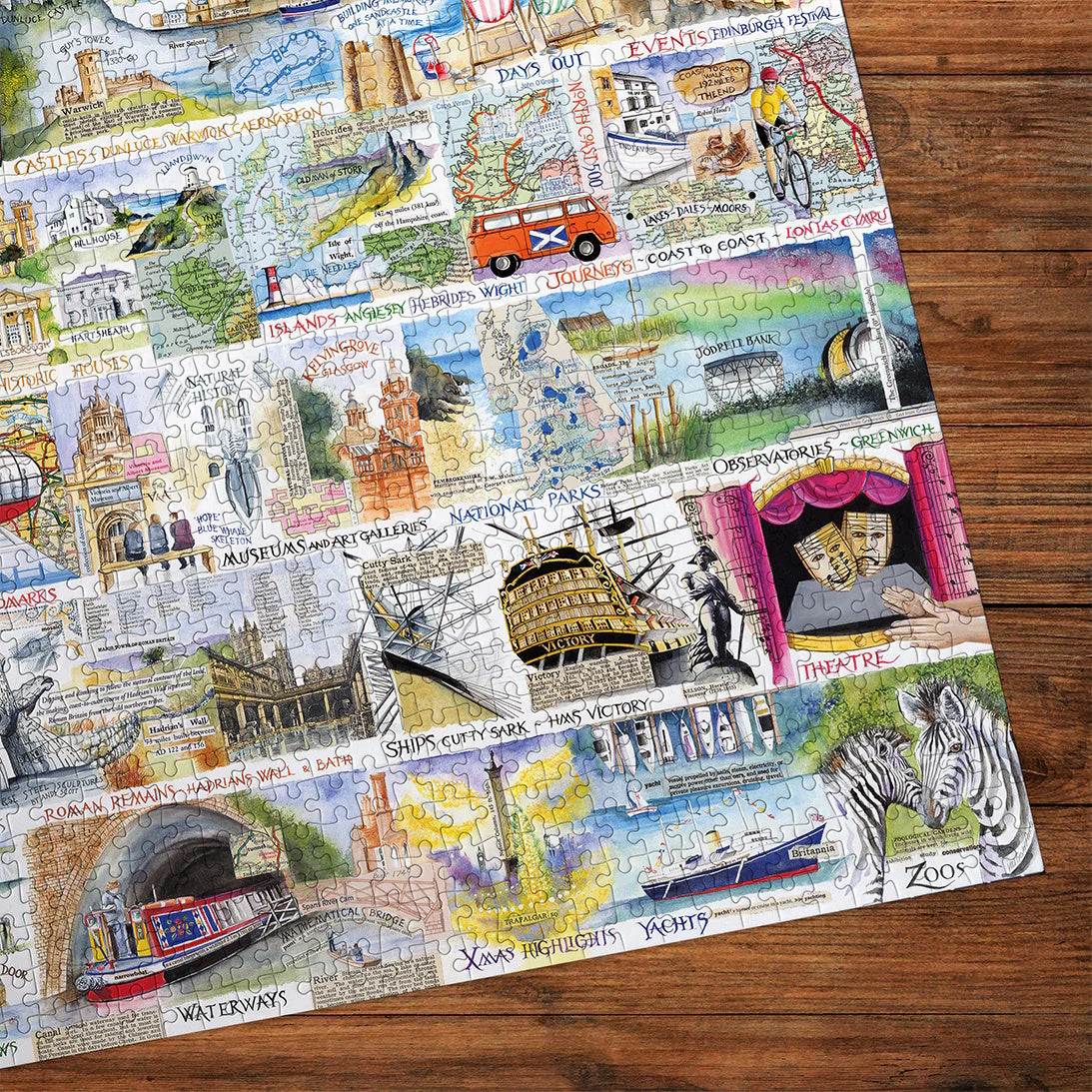 Gibsons 1000 Piece Jigsaw Puzzle - British & Brilliant