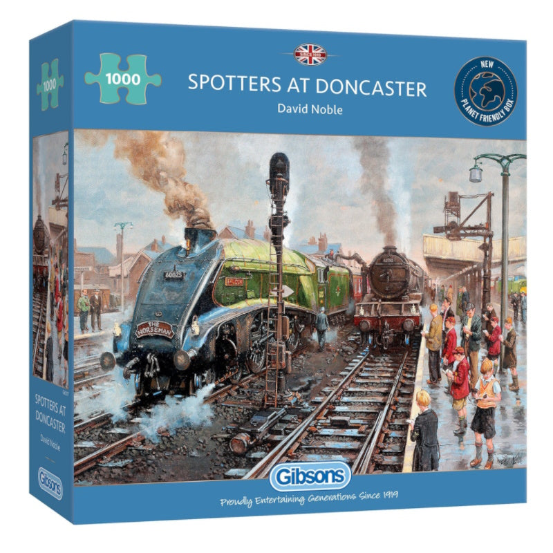 Gibsons 1000 Piece Jigsaw Puzzle - Spotters At Doncaster